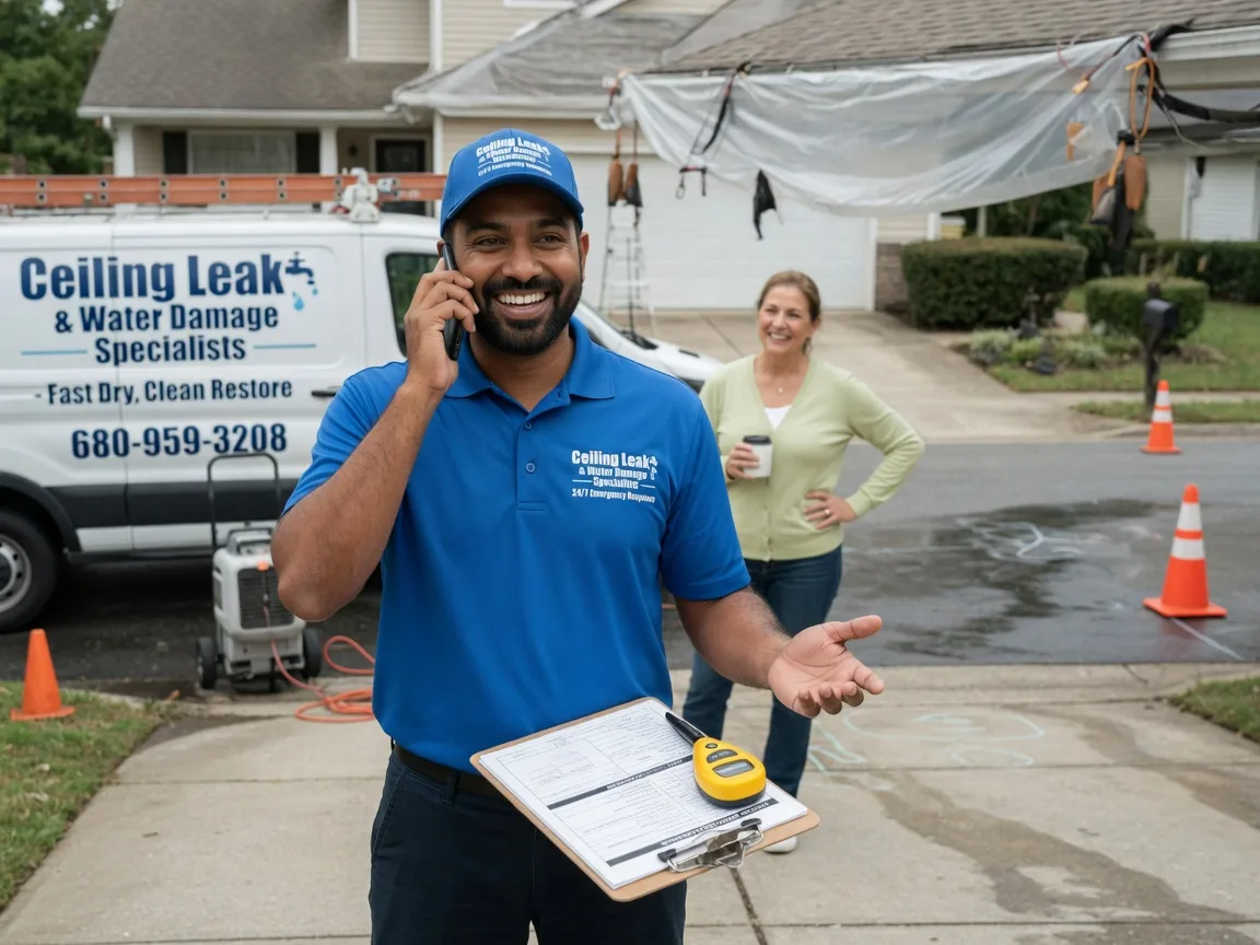 Ceiling Leak Cleanup Cedar Springs, GA FAQs